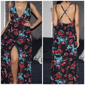 Floral maxi dress